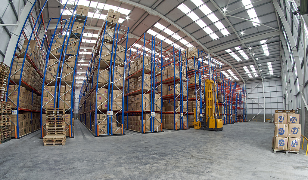 Loaded high-density storage bays